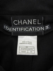 2000 Logo Button Jacket Black