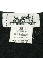 シルクニットコンビバレリーナパターン長袖トップス ダークグリーン/マルチ