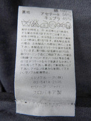 Logo Embroidered Trench Coat in Smoky Blue