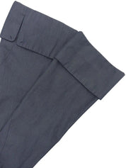 Logo Embroidered Trench Coat in Smoky Blue