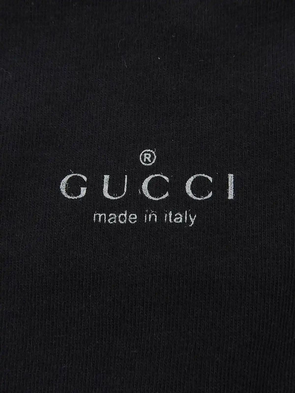 Back Logo Half Sleeve Top in Black