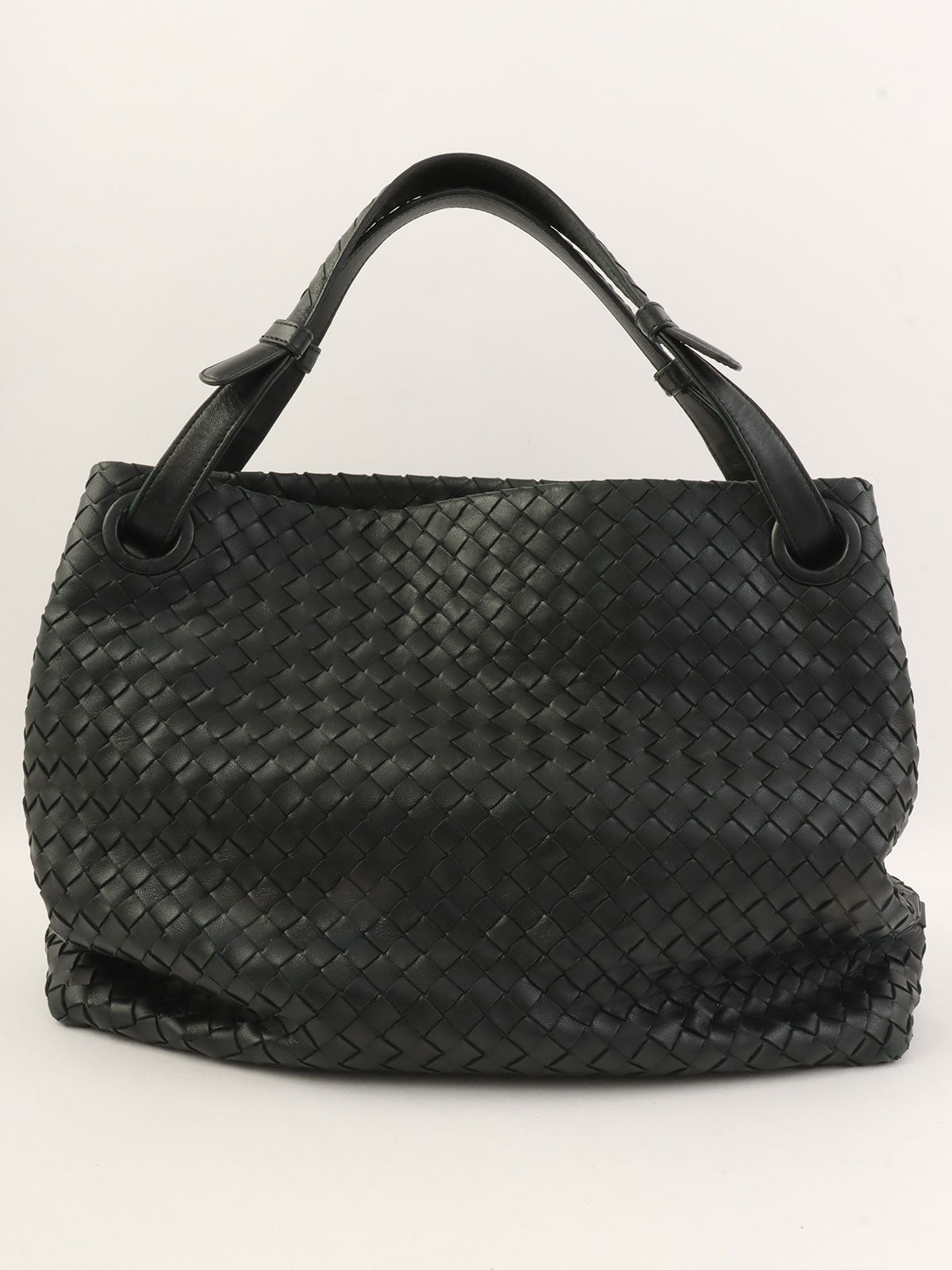 Intrecciato Tote Bag Black