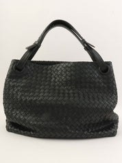 Intrecciato Tote Bag Black