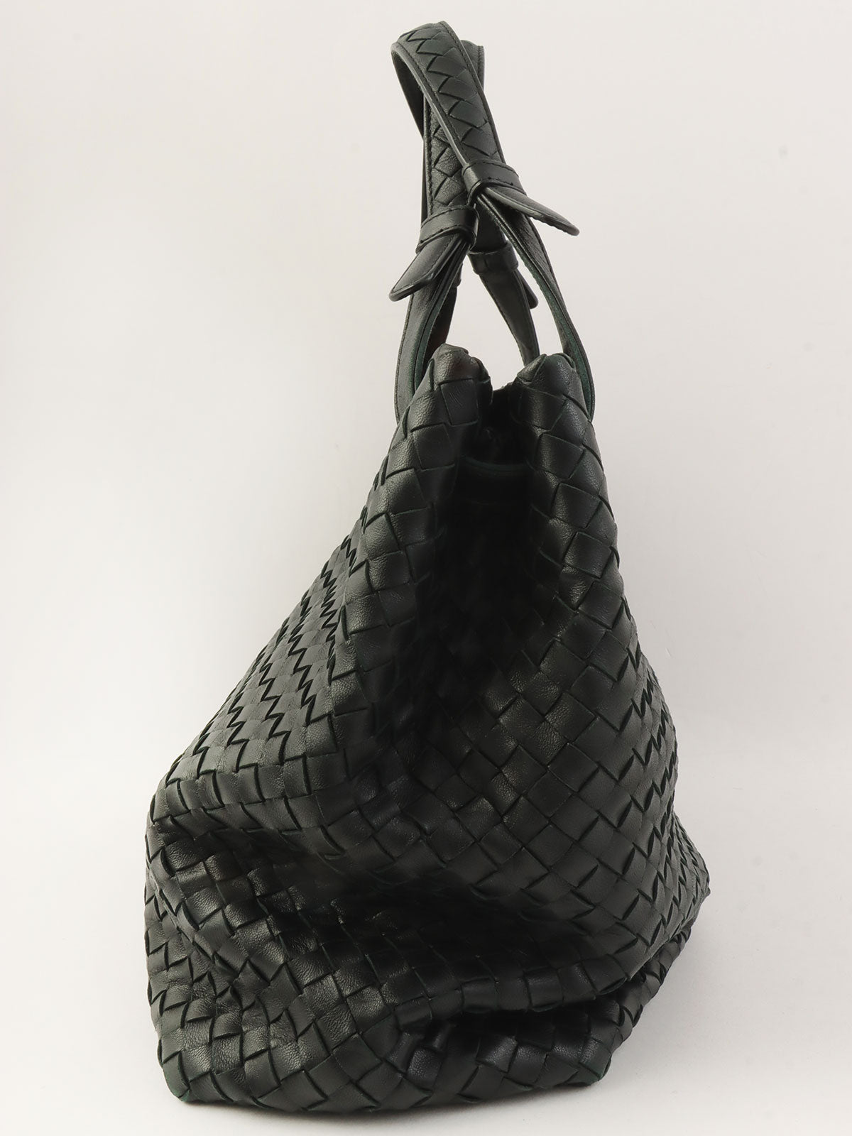 Intrecciato Tote Bag Black