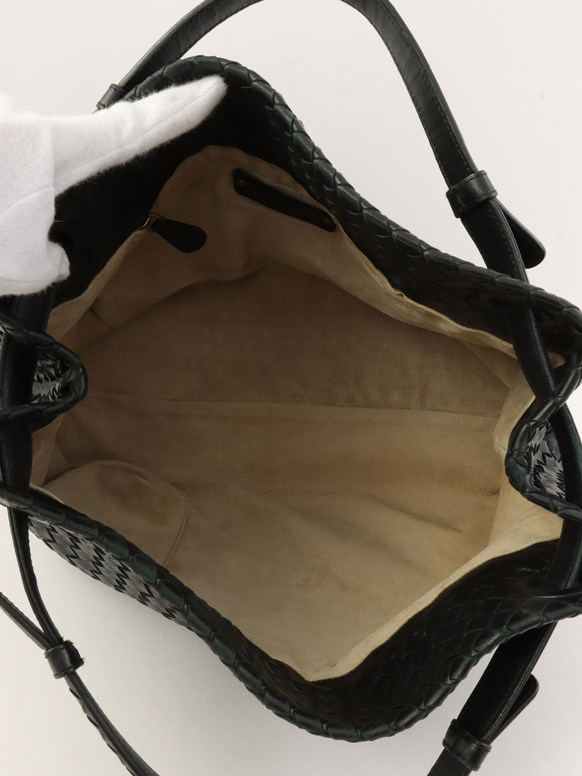 Intrecciato Tote Bag Black