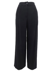 1998年製 ウールCCマークボタンスラックスパンツ ネイビー