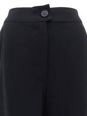 1998 Wool CC Mark Button Slacks Pants Navy