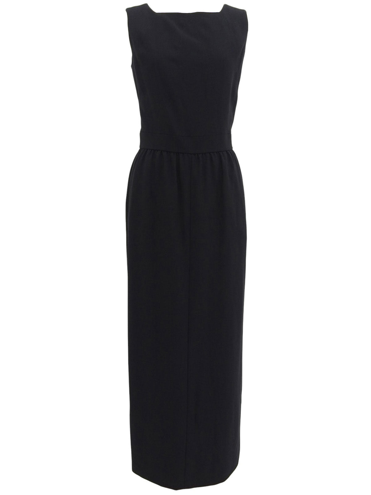 1998年製 ウールノースリーブワンピース ブラック