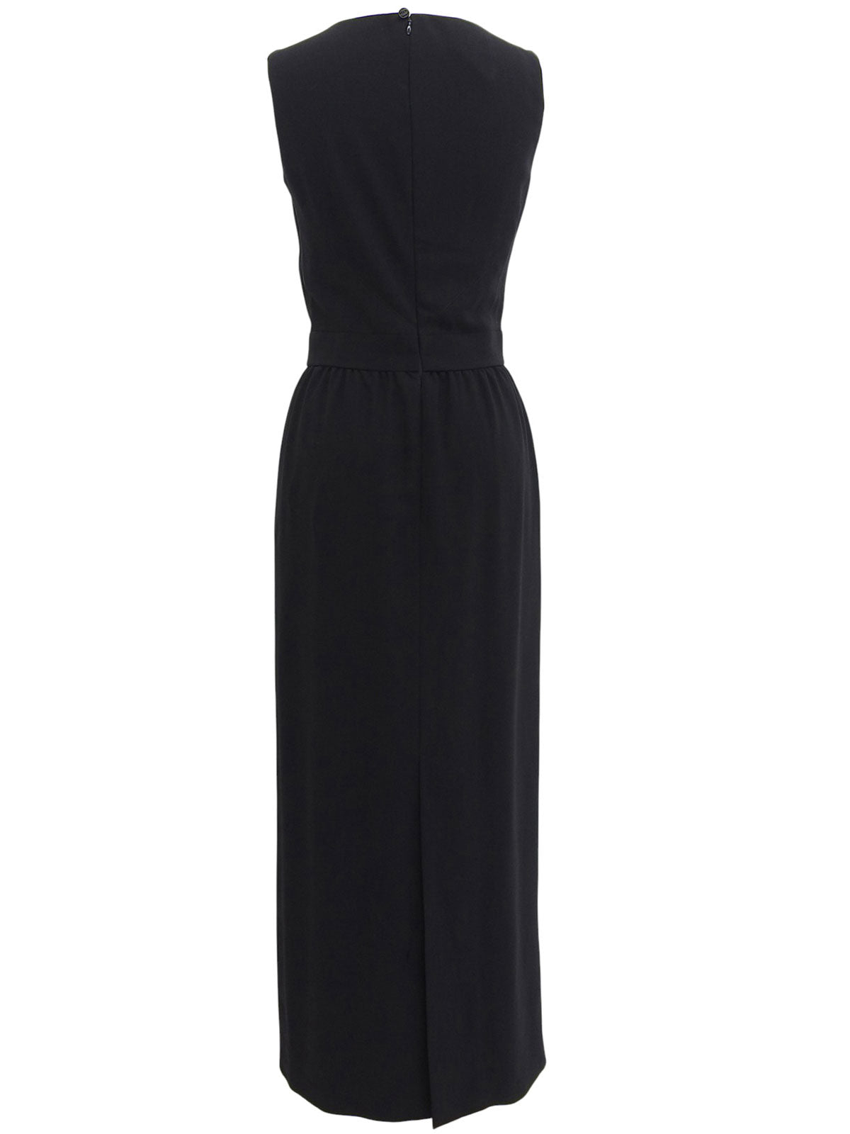 1998年製 ウールノースリーブワンピース ブラック