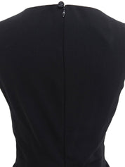 1998年製 ウールノースリーブワンピース ブラック