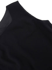 1998年製 ウールノースリーブワンピース ブラック