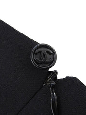 1998年製 ウールノースリーブワンピース ブラック