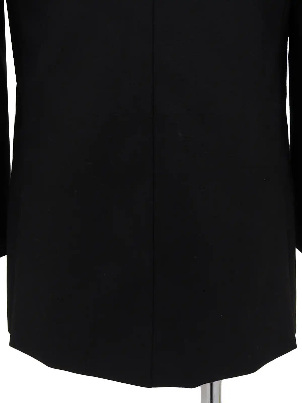 Cashmere double-breasted jacket in black
