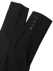 Cashmere double-breasted jacket in black