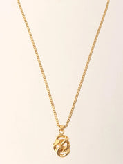 チェーンモチーフネックレス ゴールド