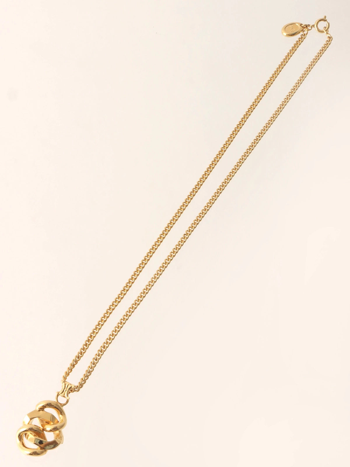 チェーンモチーフネックレス ゴールド