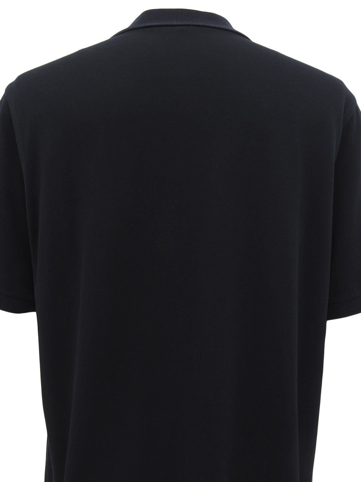 ロゴ刺繍ポロシャツ ブラック