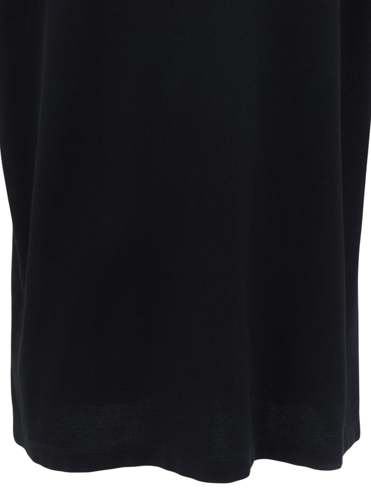 ロゴ刺繍ポロシャツ ブラック