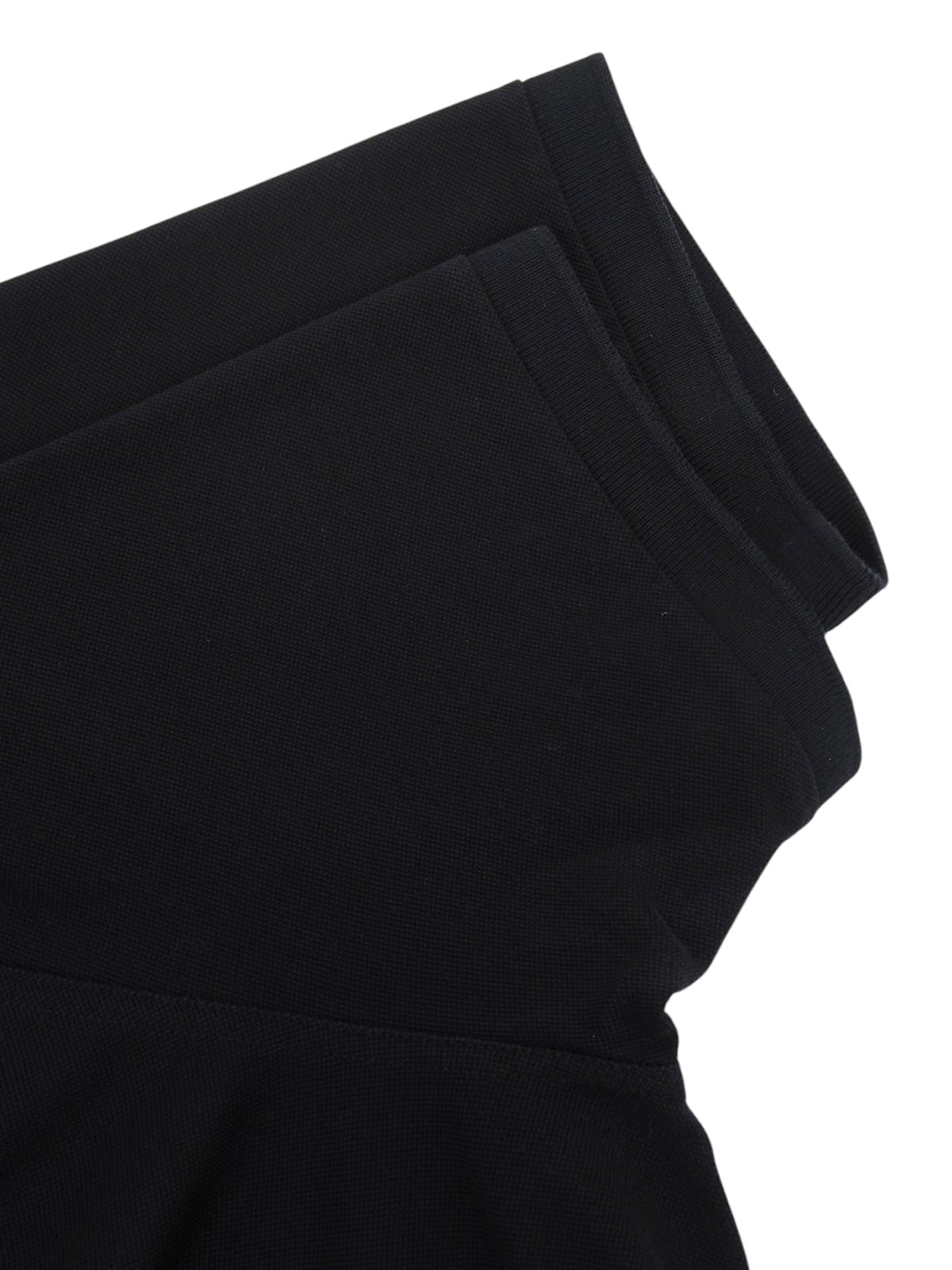 ロゴ刺繍ポロシャツ ブラック