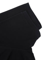 ロゴ刺繍ポロシャツ ブラック