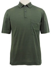 Logo Embroidered Polo Shirt Khaki