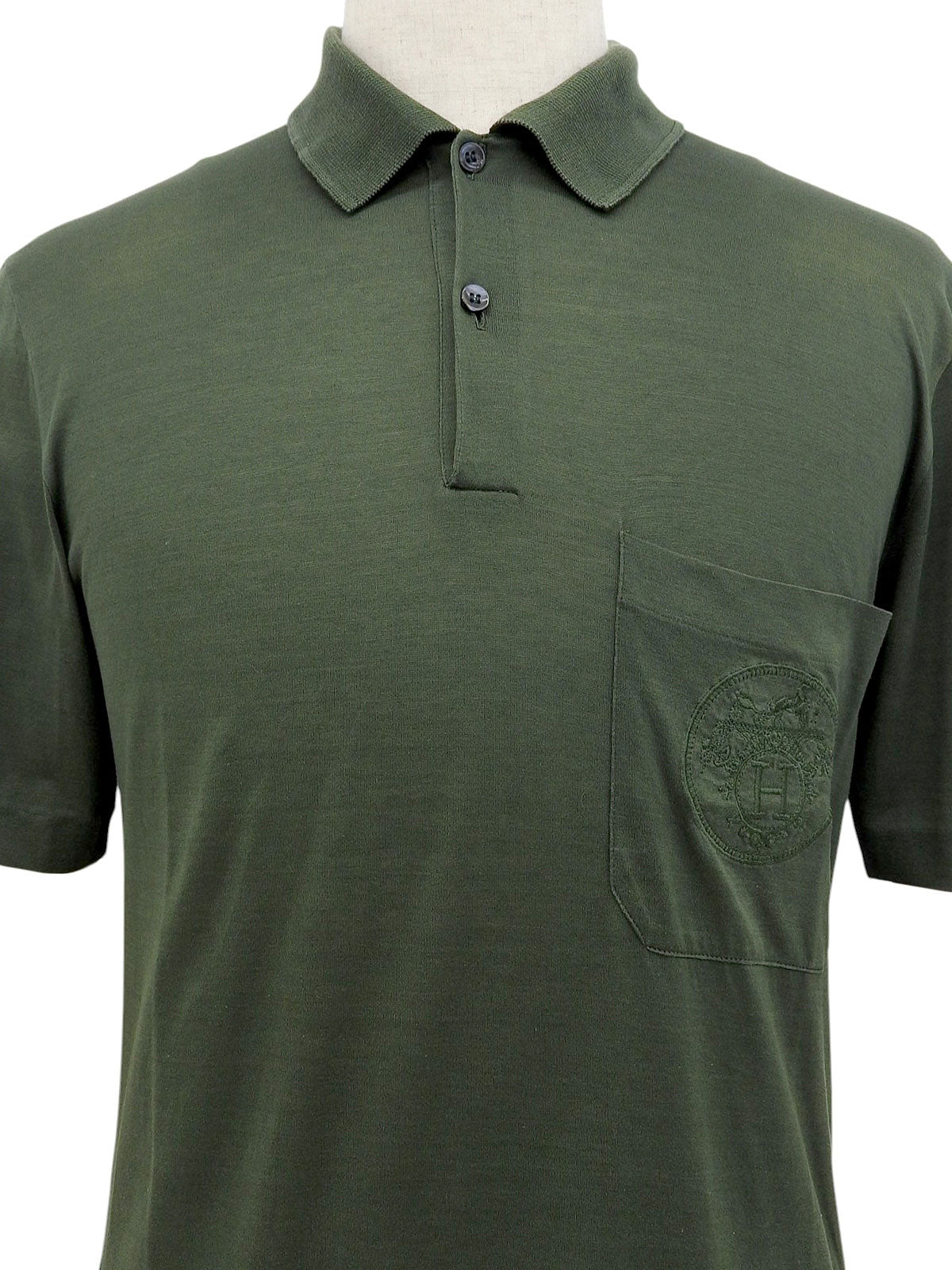 Logo Embroidered Polo Shirt Khaki