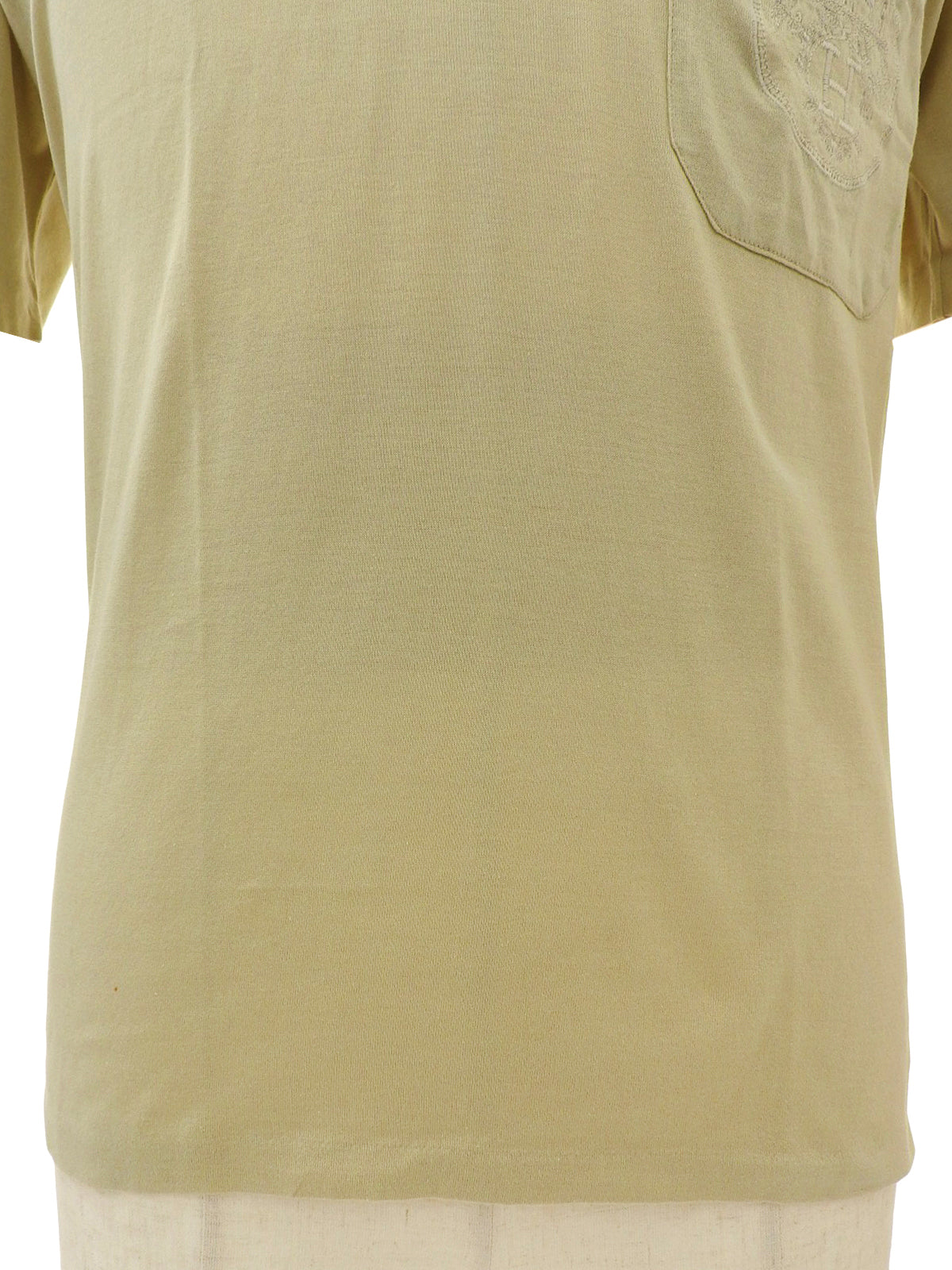 ロゴ刺繍ポロシャツ ライトベージュ