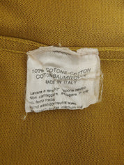 Horse Carriage Embroidered Polo Shirt in Mustard