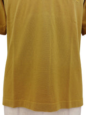 Horse Carriage Embroidered Polo Shirt in Mustard