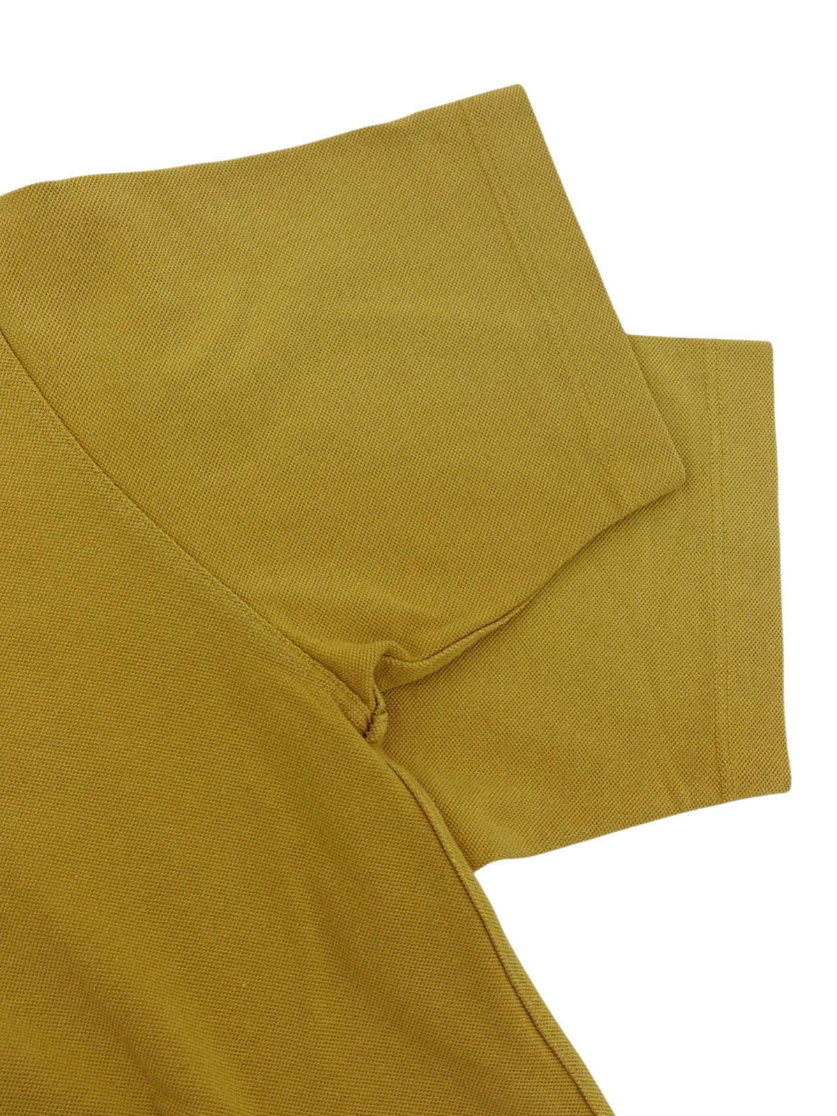 Horse Carriage Embroidered Polo Shirt in Mustard