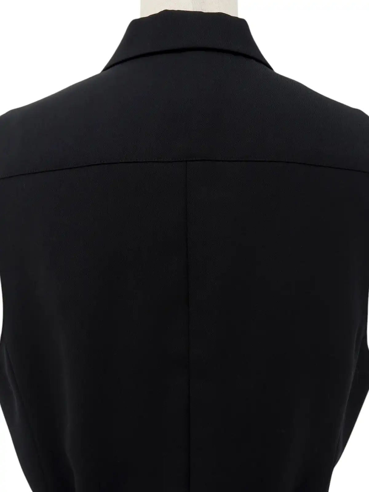 ロゴボタンベスト ブラック