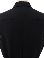 ロゴボタンベスト ブラック