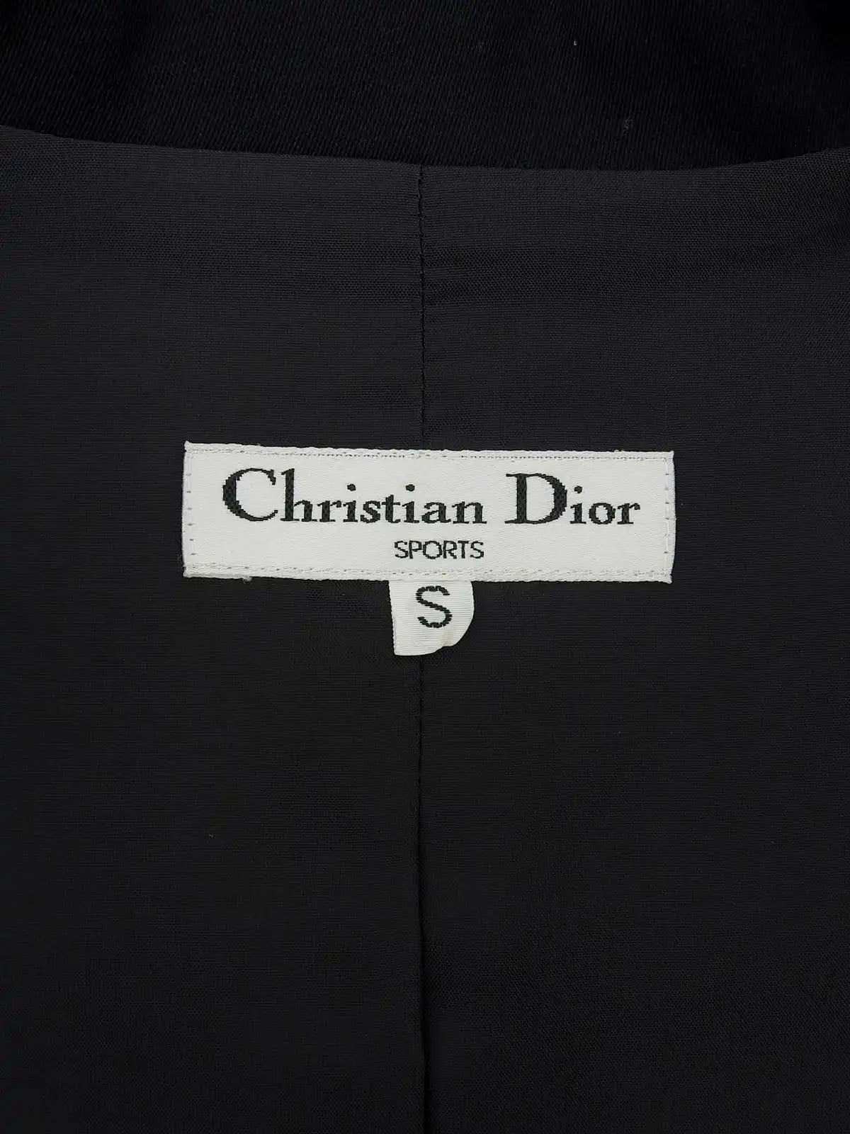 Logo Button Vest Black