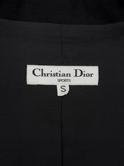 Logo Button Vest Black