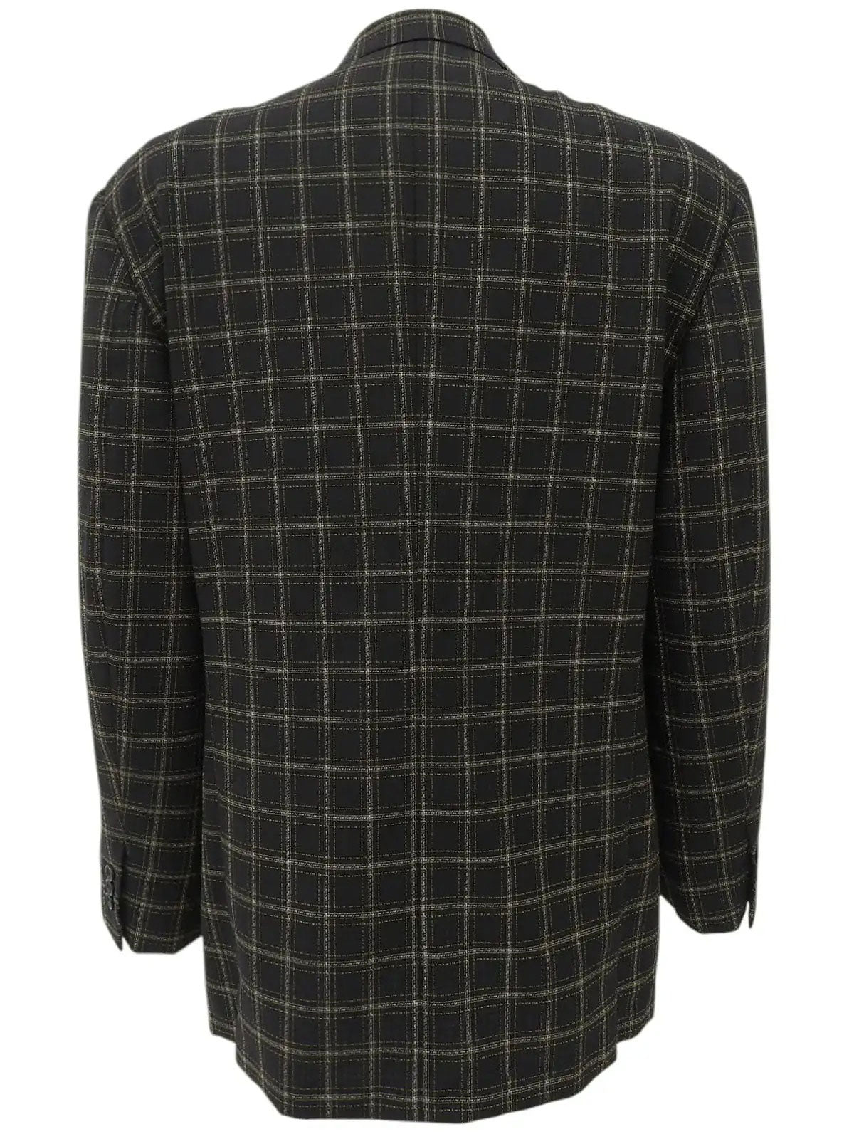 Check Pattern Jacket in Black