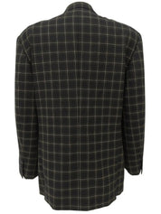 Check Pattern Jacket in Black