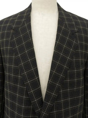 Check Pattern Jacket in Black
