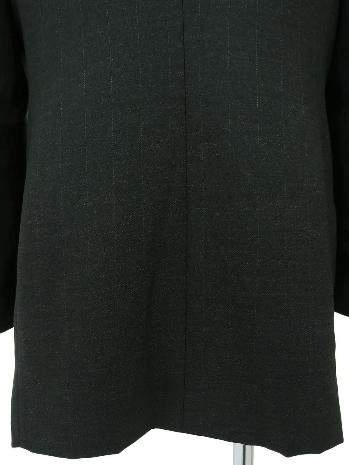 Striped Medusa Button Jacket in Black