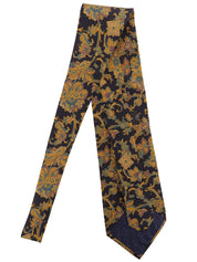 Flower Pattern Tie Navy/Multi