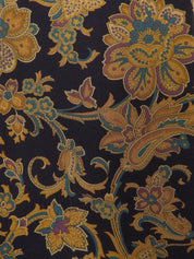 Flower Pattern Tie Navy/Multi