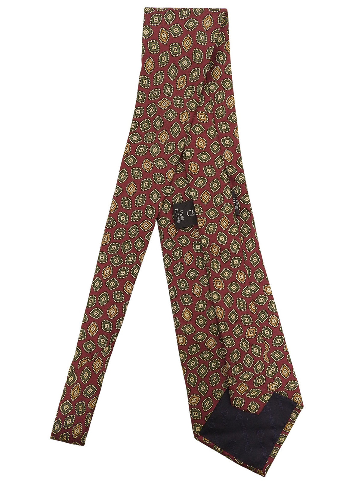 Design Pattern Tie, Bordeaux/Multi
