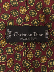 Design Pattern Tie, Bordeaux/Multi