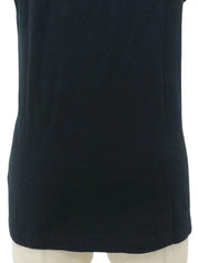Flower Pattern Half Sleeve Top in Black/Pink