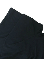 フラワーパターン半袖トップス ブラック/ピンク