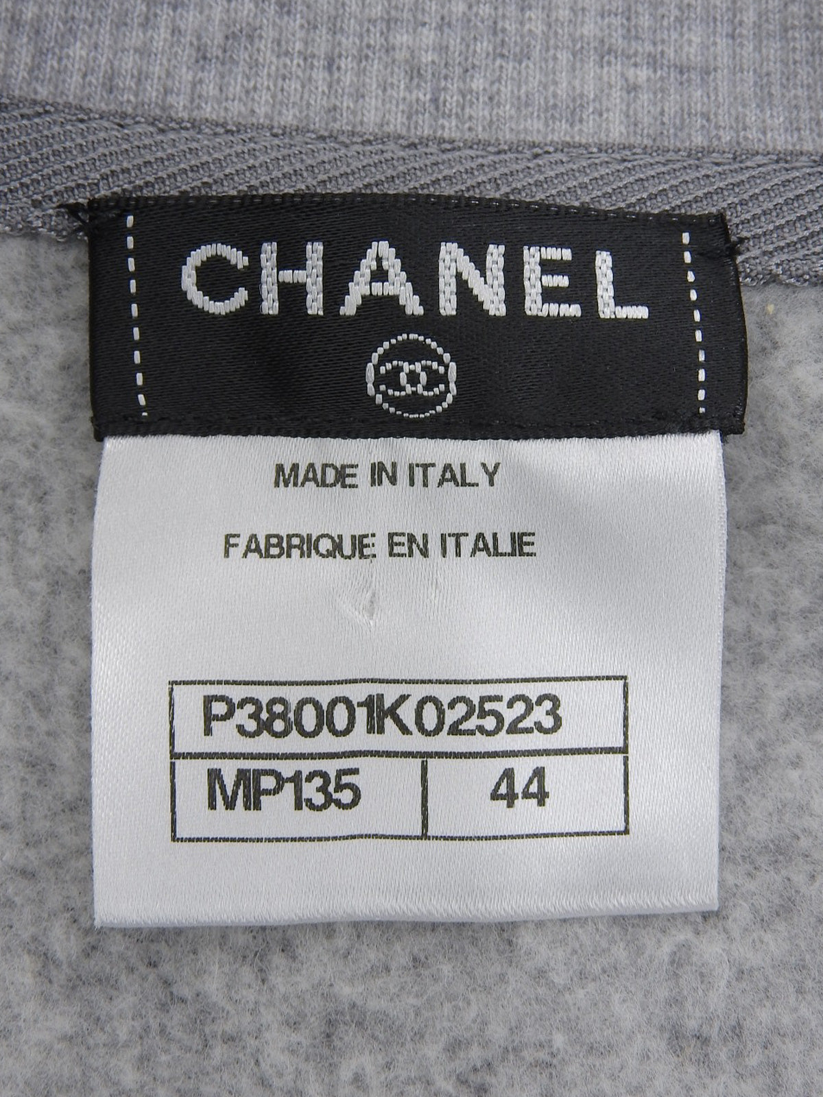 バイカラーCCマークノースリーブトップス グレー/ライトグレー