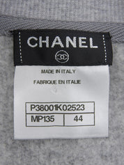 バイカラーCCマークノースリーブトップス グレー/ライトグレー