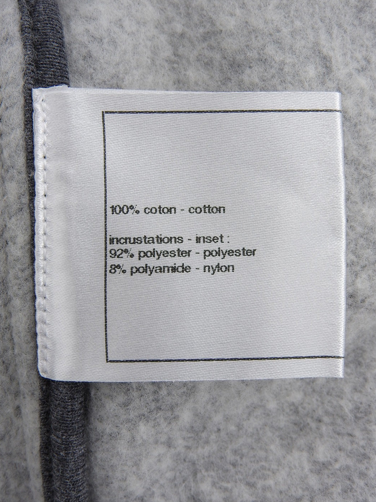 バイカラーCCマークノースリーブトップス グレー/ライトグレー