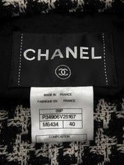 2009 Tweed Ribbon Tie Jacket Black/White