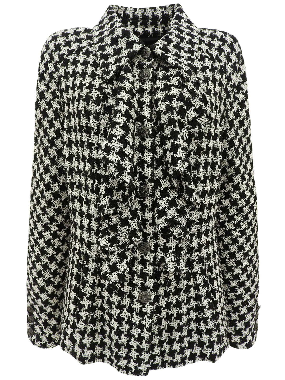 2009 Tweed Ribbon Tie Jacket Black/White