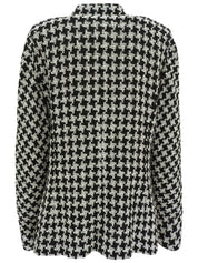 2009 Tweed Ribbon Tie Jacket Black/White